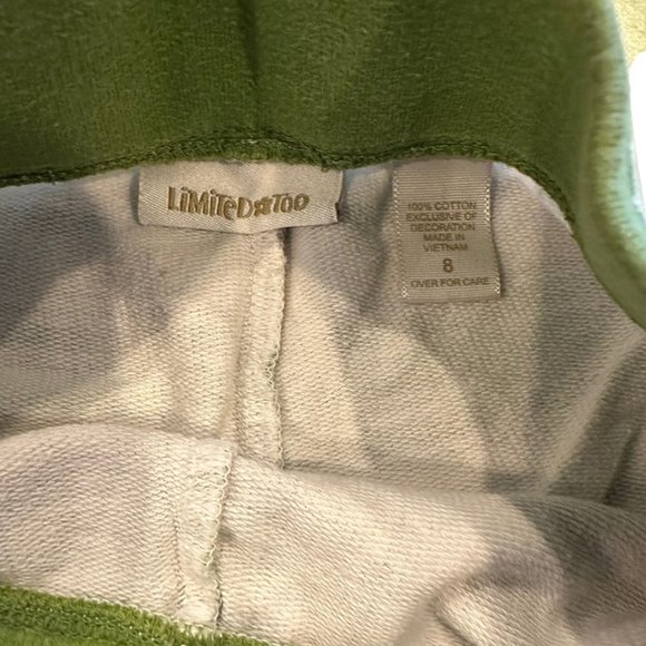 Justice Mint Green Tank Top and Green Checkered Shorts Set Size 12 Kids Like New - Picture 7 of 7